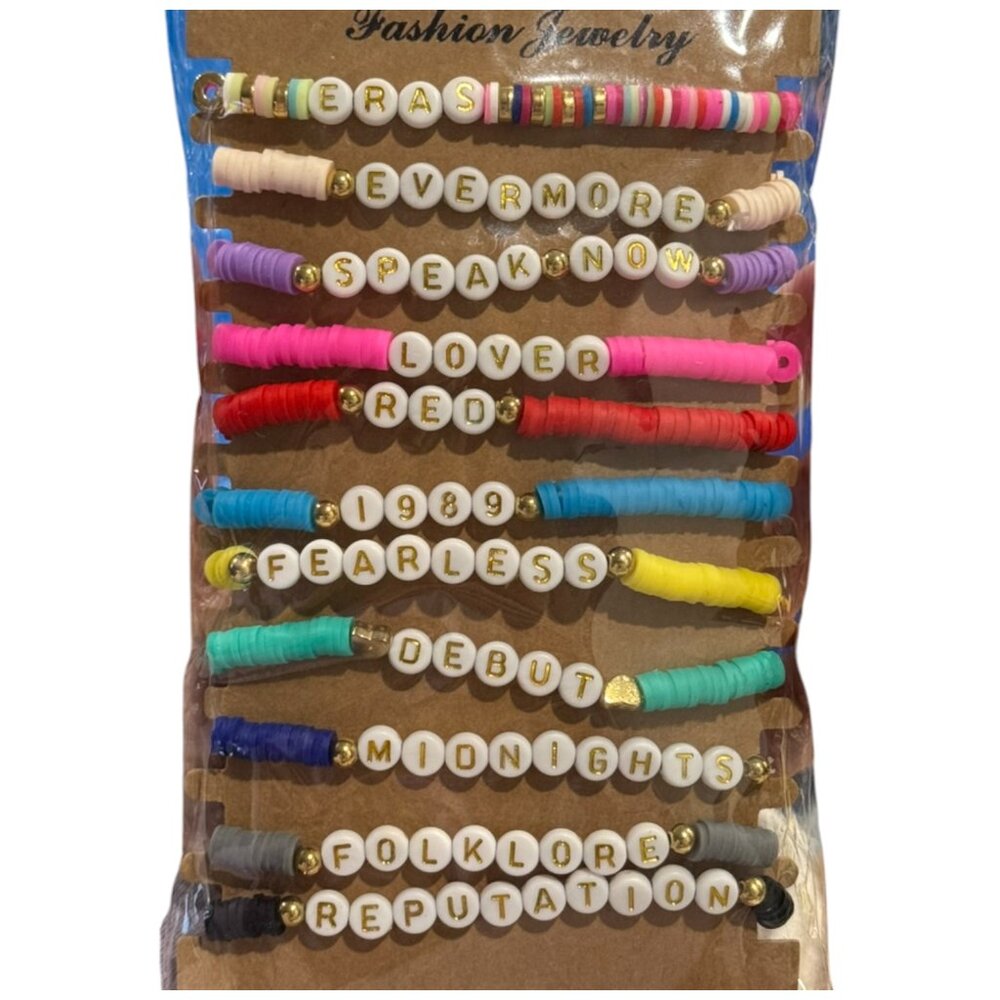 TAYLOR SWIFT - Friendship Bracelets - Set of 11 NEW